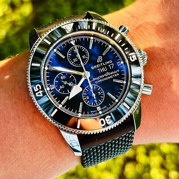 Breitling Superocean Chronograph on the wrist
